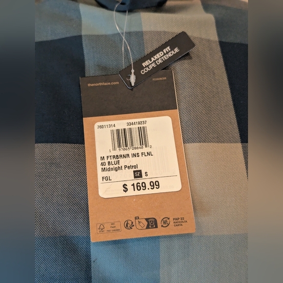 The North Face Afterburner Insulated Reversible  Jacket Mens S Women M/L, NWT - Picture 15 of 16